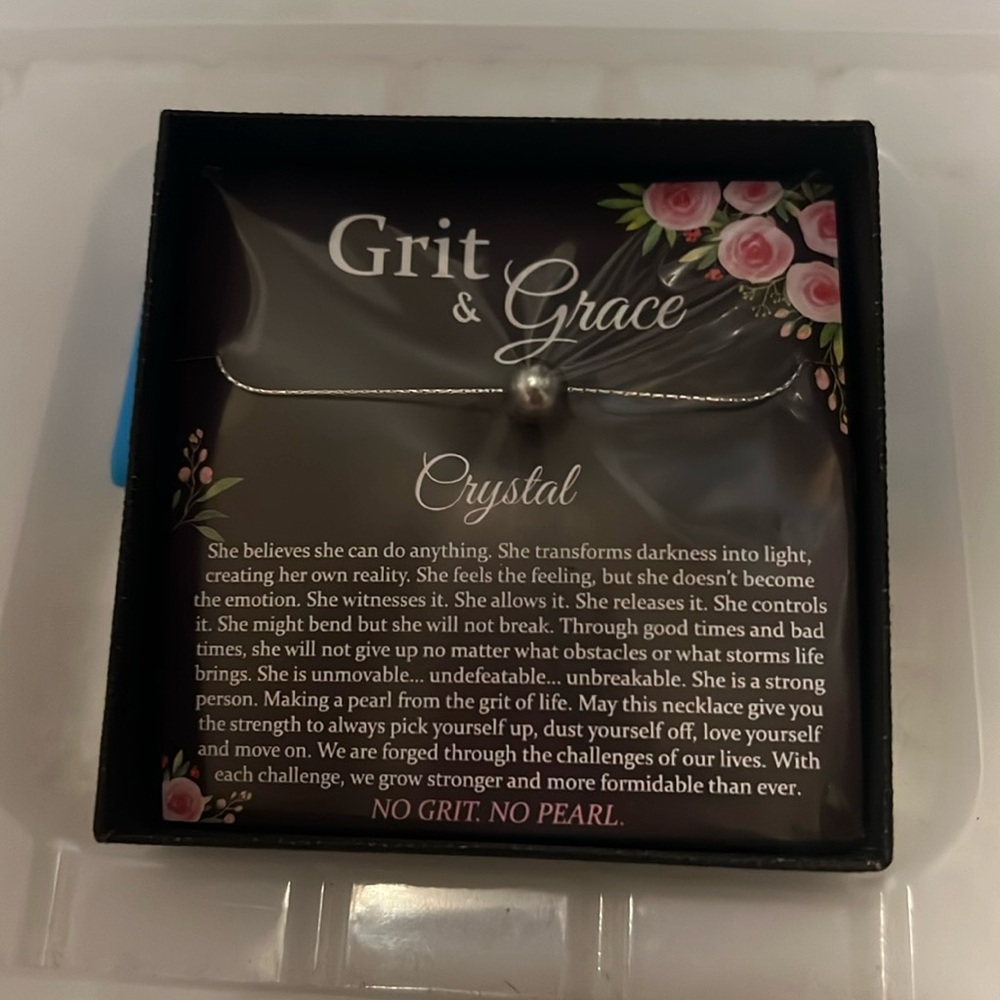 Custom BeWished No Grit No Pearl Warrior Necklace